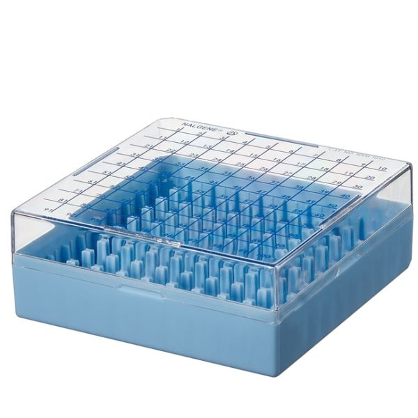 Nalgene Polycarbonate CryoBox, 100 (1 to 1.5 mL Vials)