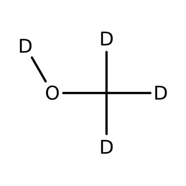 Methanol-d4, for NMR, packaged in 0.75 ml ampoules, 100.0 atom % D