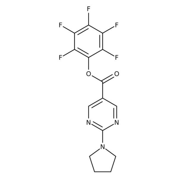 Pentafluorophenyl 2-pyrrolidin-1-ylpyrimidine-5-carboxylate, 97+% 250MG