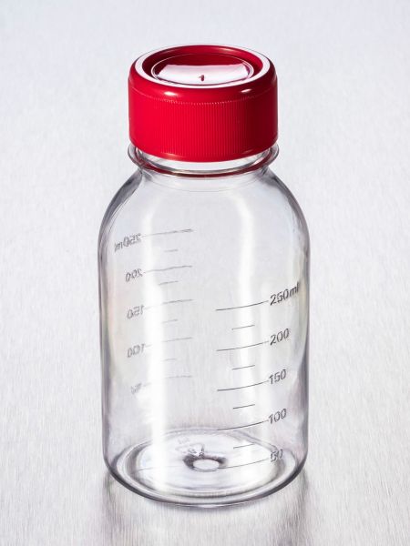 Costar® 250mL Traditional Style Polystyrene Storage Bottles with 45mm Caps