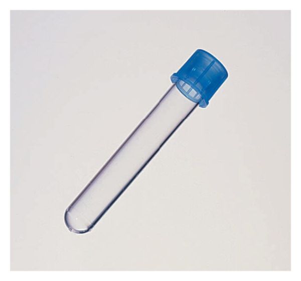 Falcon 5mL Round Bottom Polystyrene Test Tube, with Cell Strainer Snap Cap, 25/Pack, 500/Case