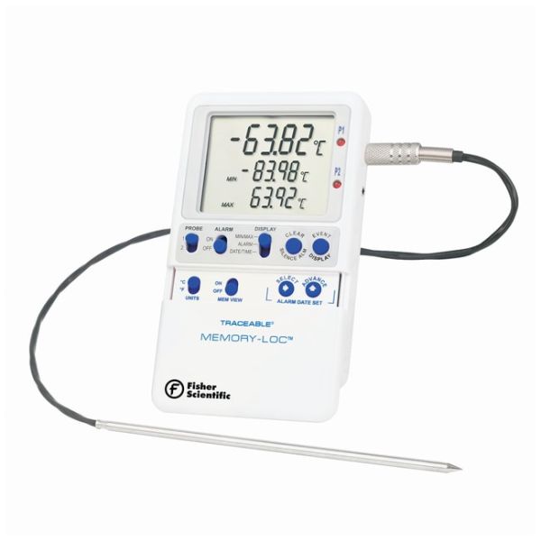 Fisherbrand™ Traceable™ Memory-Loc™ Datalogging Thermometers (Platinum RTD sensor; -90 to 105degC)