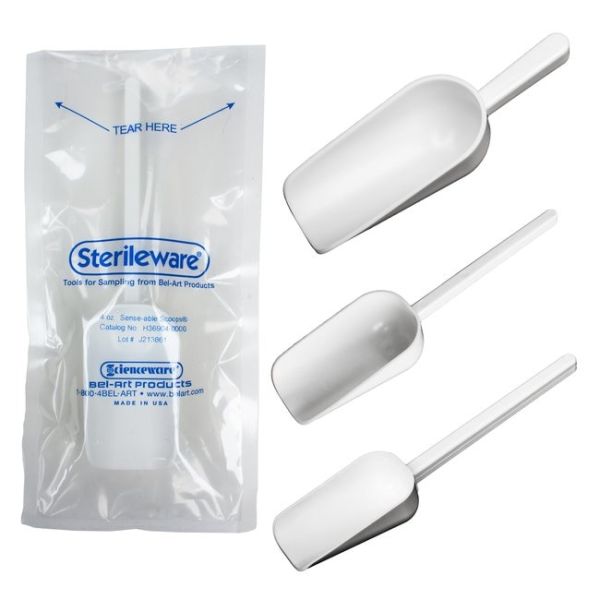 60mL Bel-Art Sterileware Sampler Scoops