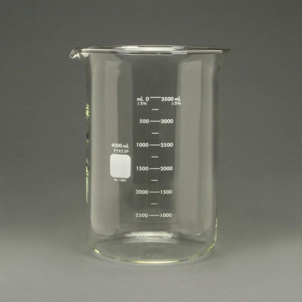 Pyrex Beaker Griffin 4000mL Each