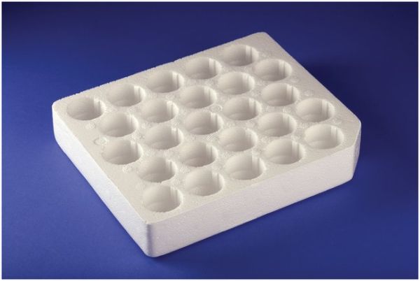 CENTRIFUGE STYROFOAM TUBE RACK 20/CASE