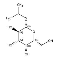 IPTG (Isopropyl-beta-D-thiogalactopyranoside), white powder, dioxane crystallized