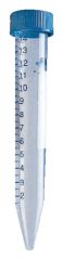 Falcon 15mL High Clarity PP Centrifuge Tube, Conical Bottom, with Dome Seal Screw Cap, Sterile, 50/Bag, 500/Case