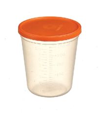 Disposable Beakers wt Lids, 250ml,100/Cs