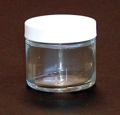 JAR CLR ST SD W/PTFE 1OZ 384CS