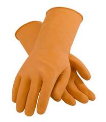 PIP Assurance Unsupported 28mil Latex Gloves, Flock-Lined - GLV FLKLINED LATX 30ML 12IN LG