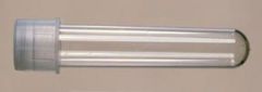 Fisherbrand™ Sterile Plastic Culture Tubes: Clear Polystyrene, Sterile, Snap Cap, 75 x 12 mm (L x O.D)