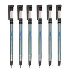 Scientific Technical Pens - 0.2mm Black (6-Pack)