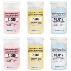 Traceable® pH One-Shot™ Standard Certified Reference Material (CRM) Assortment Pack, (pack of 6)