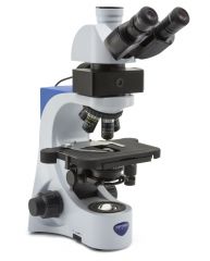 Trinocular LED fluorescence microscope, IOS, multi-plug