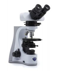 Trinocular polarizing microscope, IOS, multi-plug