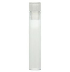 National Scientific 1mL Clear Glass Shell Vial with SepCap Pack of 200