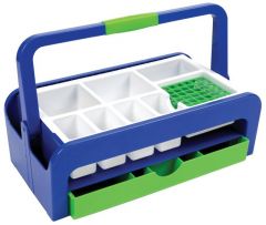 Fisherbrand Phlebotomy / Sample Collection Tray Kit A, Blue/Green