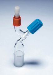 Quickfit™ Borosilicate Glass Stopcock Adapter with Cone, 19/26