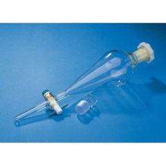 Fisherbrand™ Glass Conical Separating Funnel with PTFE Stopcock, 500mL, 24/29