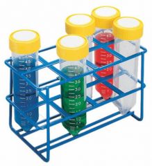 Fisherbrand™ Wire Test Tube Rack, 8 positions for 5mL 30mm tubes, 147 x 80 x 89mm (L x W x H)