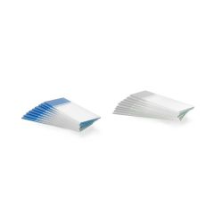 Coated Microscope slides, adhesive ++, with top quality coating, ground edges 90°, white, 26 x 76 x 1,0 mm
