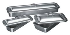 Thermo Scientific™ Shandon™ Stainless-Steel Covered Instrument Trays, 8.9 x 5 x 2  in. (L x W x D) (22.3 x 12.7 x 5.1cm)
