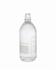 DWK Life Sciences Wheaton™ Graduated Media/Lab Bottles: Clear Glass, Without Cap