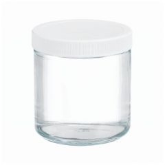 DWK Life Sciences Wheaton™ Clear Straight-Sided Jars with TFE-lined Caps