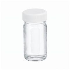 DWK Life Sciences Wheaton™ AC Medium Rounds: With White Polypropylene Cap with Polyvinyl Liner
