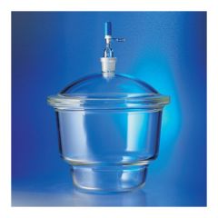  PYREX™ 24/29 Standard Taper Stopcock Vacuum-Rated Glass Desiccators, Complete (Bowl and Cover)