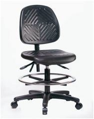Fisherbrand™ PolyurethaneÂ Chair for Medium Bench with Medium Back, Nylon Reinforced Fiberglass Base