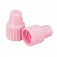 DWK Life Sciences Wheaton™ Polypropylene Caps for Wheaton Dropping Bottles - Pink