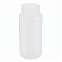 DWK Life Sciences Wheaton™ Leak-Resistant Wide-Mouth Natural PP Bottles