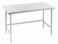 Advance Tabco™ Premium Series Open Base Flat Top Table