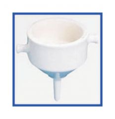 CoorsTek™ Porcelain Büchner Funnels with Double Wall, Fixed Perforated Plate