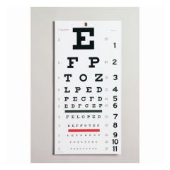 Moore Medical Edwards Medical™ Snellen Eye Chart