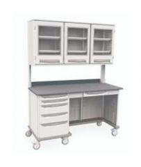 Metro™ Starsys™ Mobile Work Centers With Overhead Cabinet