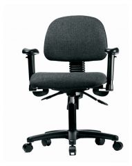 Fisherbrand™ Low-Form Olefin Fabric Chair, Desk Height