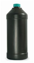 Qorpak™ Nylon/PE Barrier Bottles, Amber Color — With Green Thermoset F217 and PTFE Caps