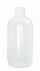 Qorpak™ Natural LDPE Boston Round Bottles — Without Caps