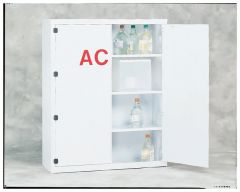 SciMatCo™ Polypropylene Floor-Mounted Acid Cabinet