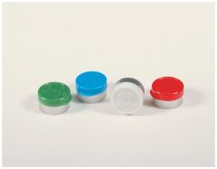 DWK Life Sciences Kimble™ Kontes™ Flip, Tear-Off Button Top Aluminum Seals, Color Coded