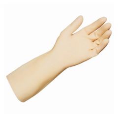 MAPA™ AdvanTech™ TRIonic™ Tripolymer Cleanroom Gloves: Unpigmented, Z Grip, Unpigmented; (Z) Grip; Flat Cuff; Size: 8