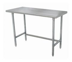 Advance Tabco™ Stainless-Steel Leg Stretchers for Flat Top, Open Base Work Tables