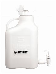 Justrite™ High-Density Polyethylene Carboy with Spigot