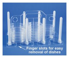 Bel-Art™ SP Scienceware™ 100mm Petri Dish Rack