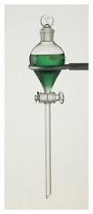 DWK Life Sciences Kimble™ Kontes™ Globe-Shaped KIMAX™ 250mL Separatory Funnel with Glass Stopcock and Stopper