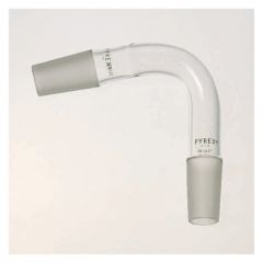  PYREX™ Tube Adapters with standard taper Joints at 75° Angle