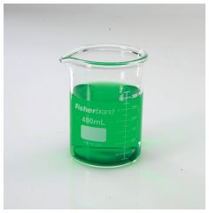 Fisherbrand™ Reusable Glass Heavy-Duty Low-Form Beakers, 400mL