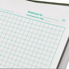 Thermo Scientific™ Nalgene™ Lab Notebooks with Regular Paper Pages, letter size, green